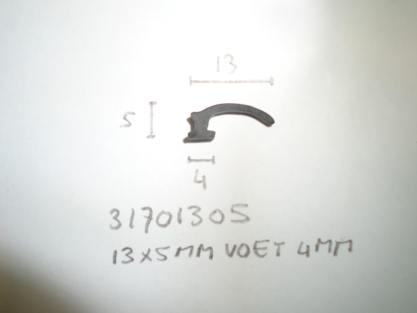 Kozijnprofiel 13x5mm voet 4mm - Dsc06966 - 31701305