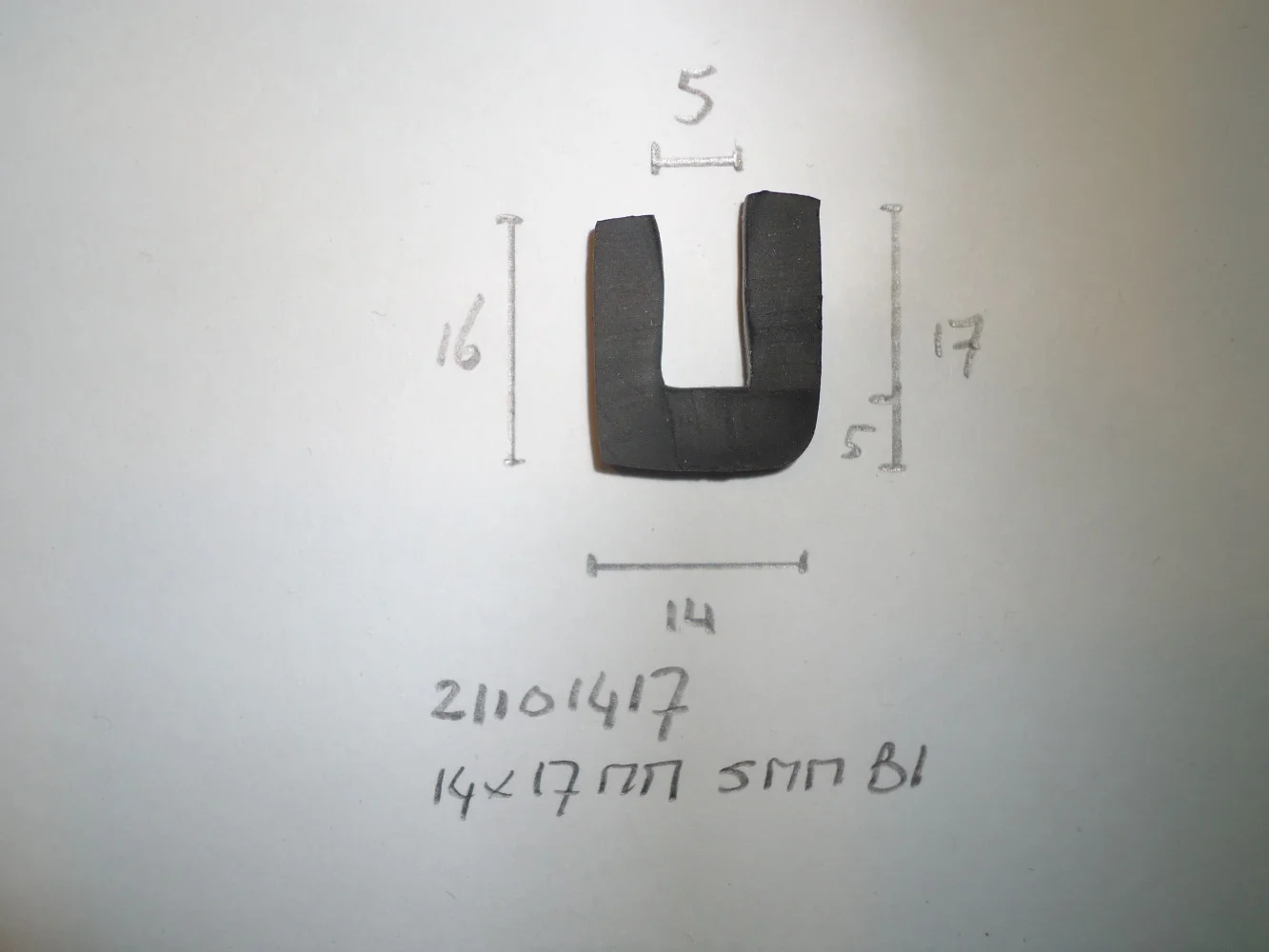 U- profiel 14x17mm 5mm bi - Dsc06974 - 21101417
