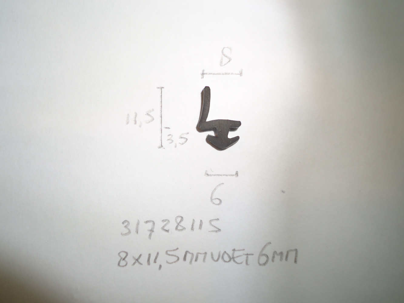 Kozijnprofiel 8x11.5mm voet 6mm - Dsc06976 - 31728115