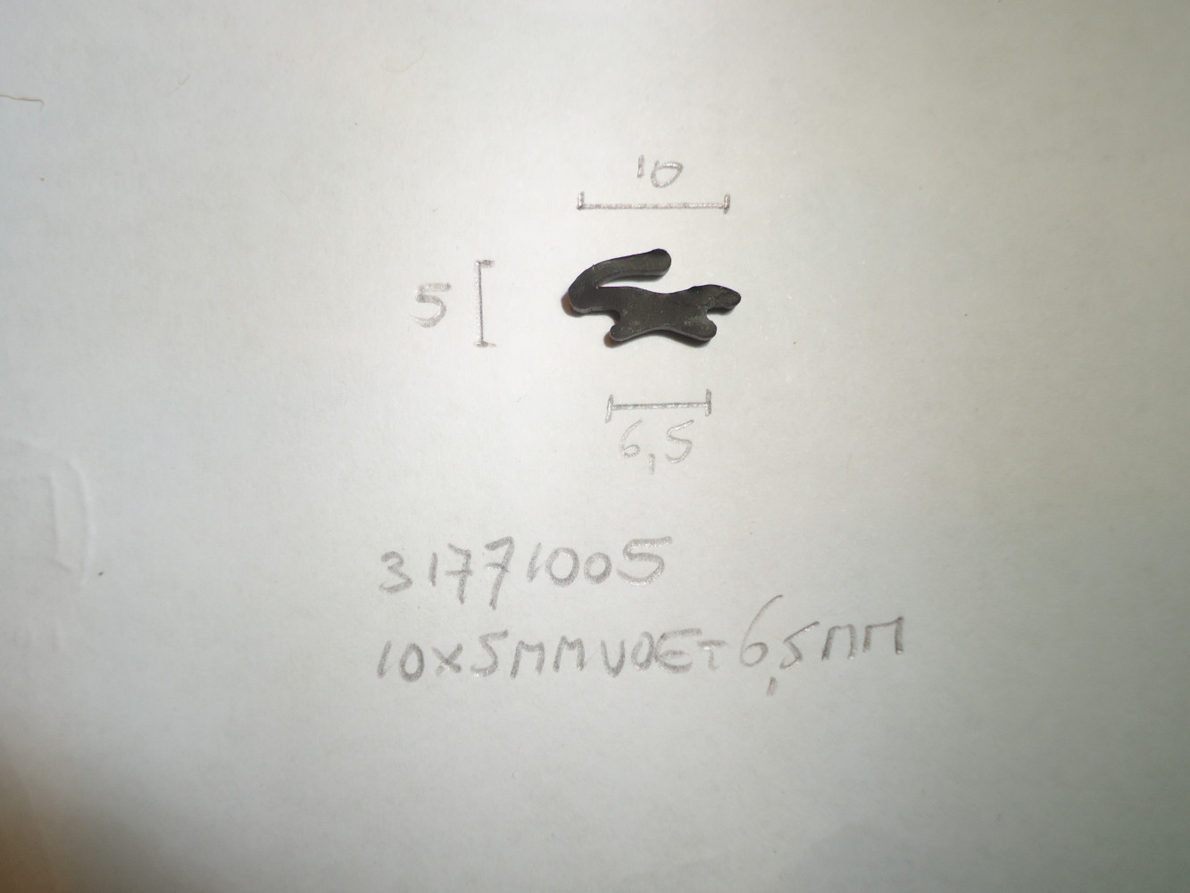 Kozijnprofiel 10x5mm voet 6.5mm - Dsc06982 - 31771005