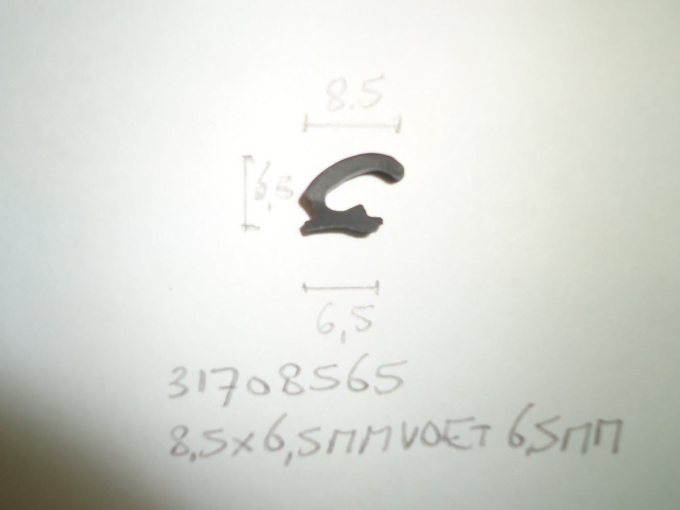Kozijnprofiel 8.5x6.5mm voet 6.5mm - Dsc06995 - 31708565
