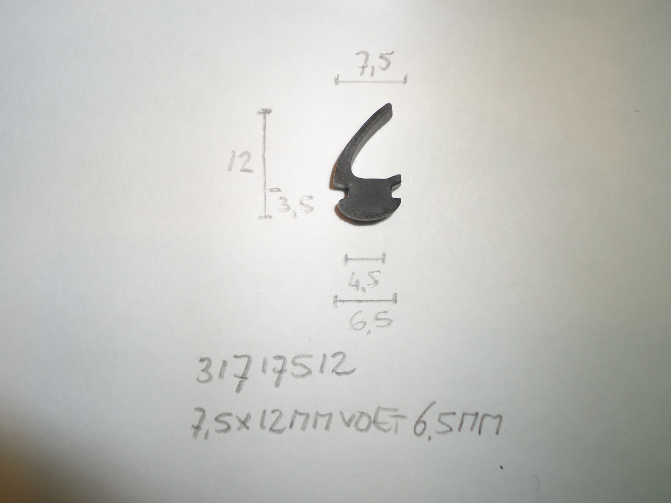 Kozijnprofiel 7.5x12mm voet 6.5mm - Dsc06996 - 31717512