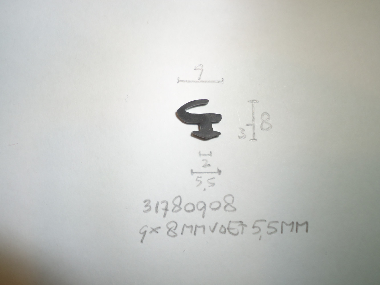 Kozijnprofiel 9x8mm voet 5.5mm - Dsc06997 - 31780908