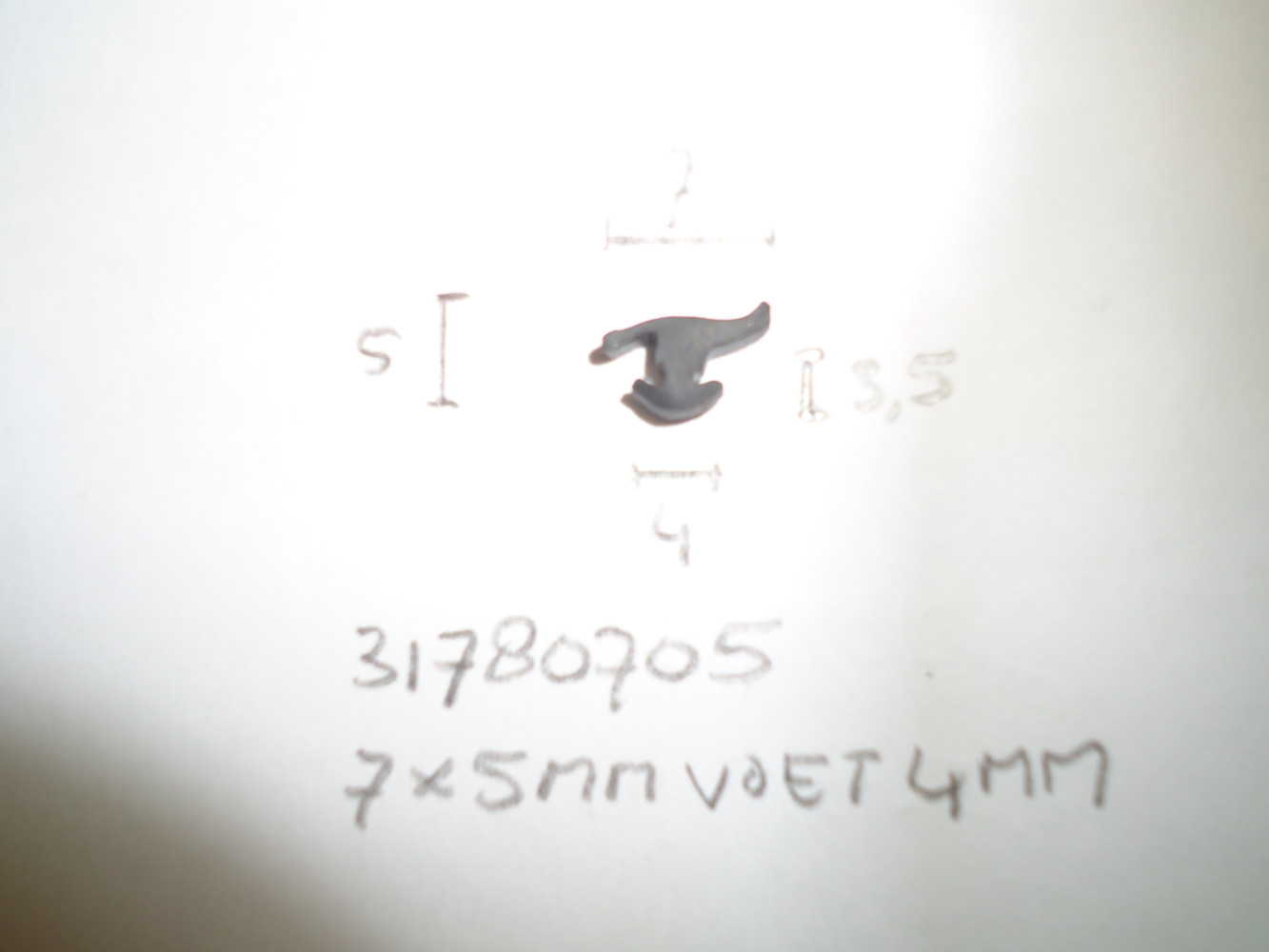 Kozijnprofiel 7x5mm voet 4mm - Dsc07030 - 31780705