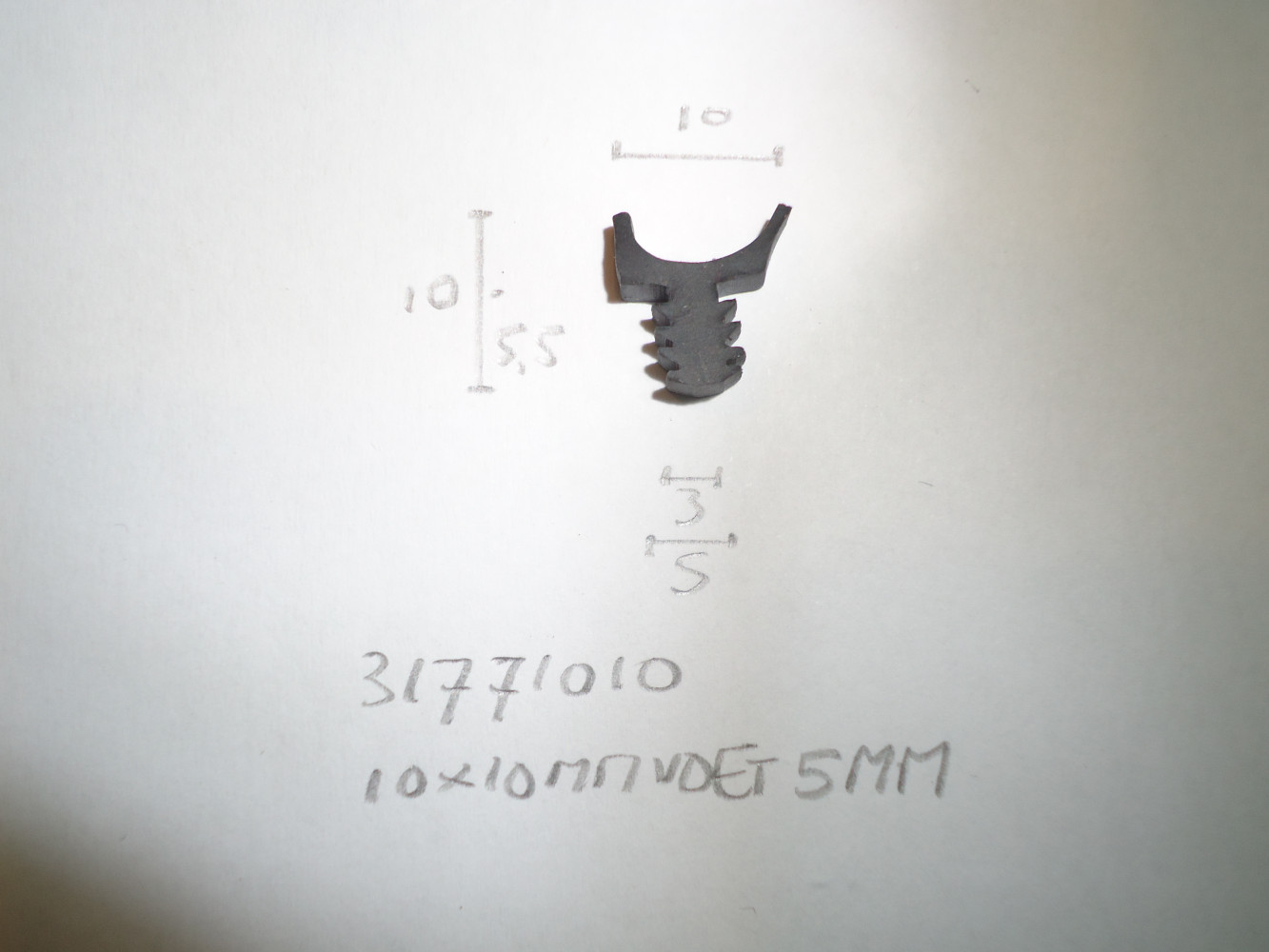 Kozijnprofiel 10x10mm voet 5mm - Dsc07047 - 31771010