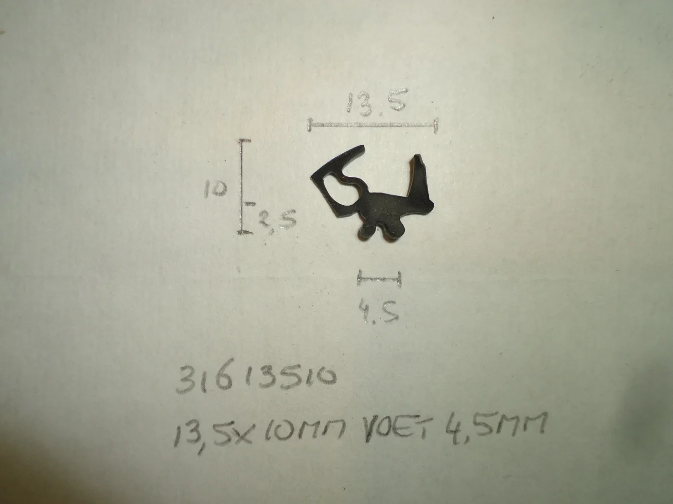 Kozijnprofiel 13.5x10mm voet 4.5mm - Dsc07070 - 31613510