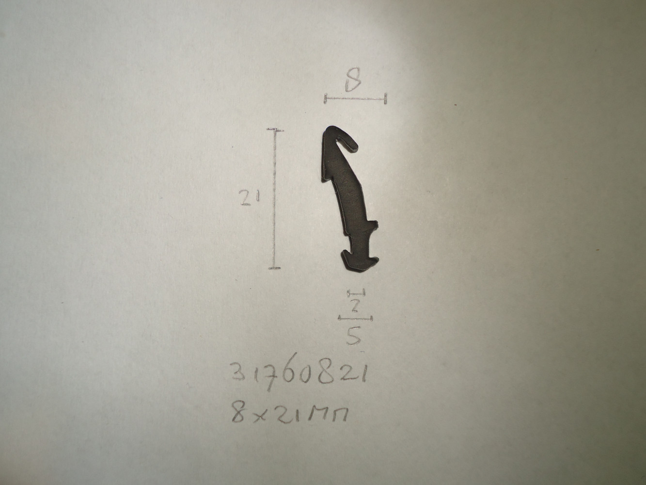 Kozijnprofiel 8x21mm voet 2- 5mm - Dsc07119 - 31760821