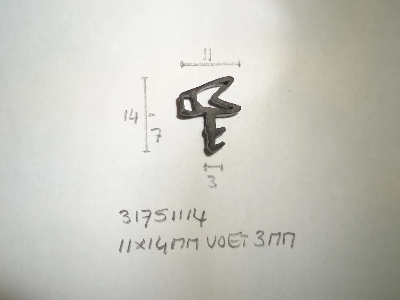 Kozijnprofiel 11x14mm voet 3mm - Dsc07156 - 31751114