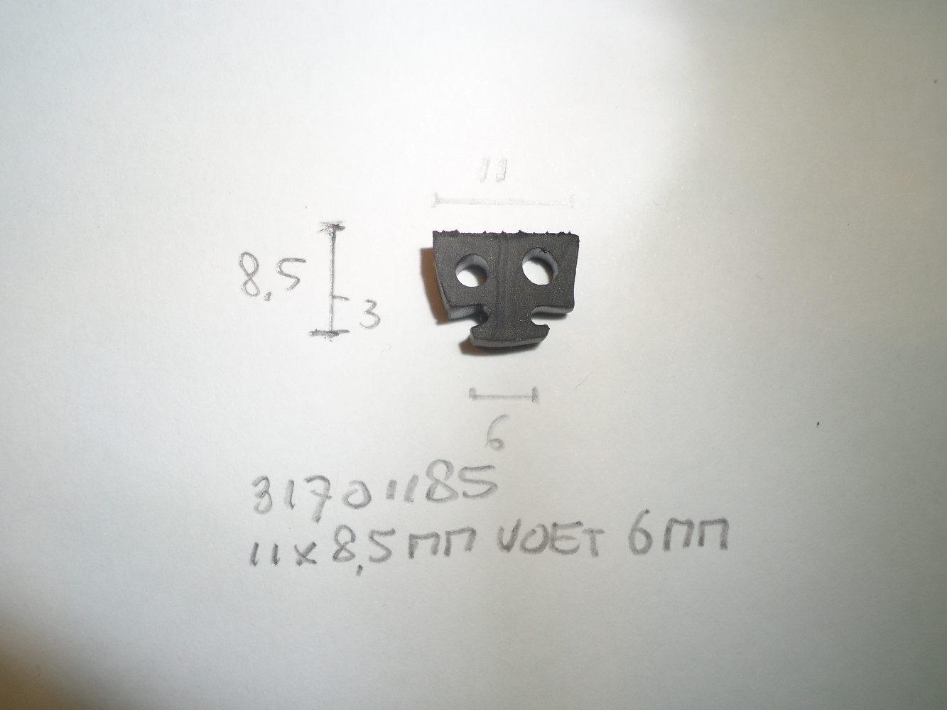 Kozijnprofiel 11x8.5mm voet 6mm - Dsc07177 - 31701185