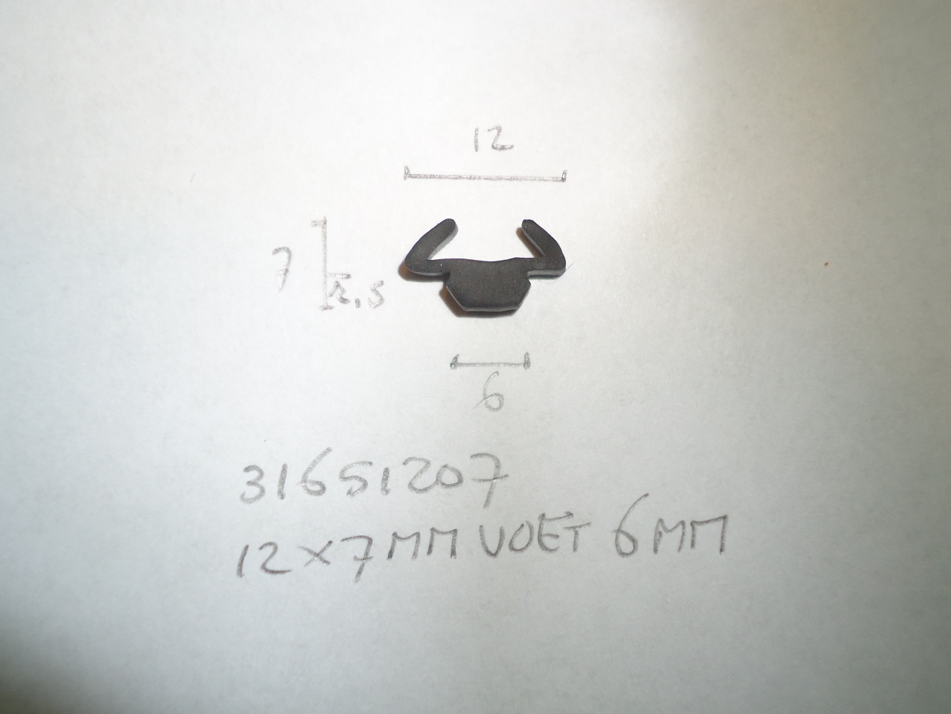 Kozijnprofiel 12x7mm voet 6mm - Dsc07220 - 31651207