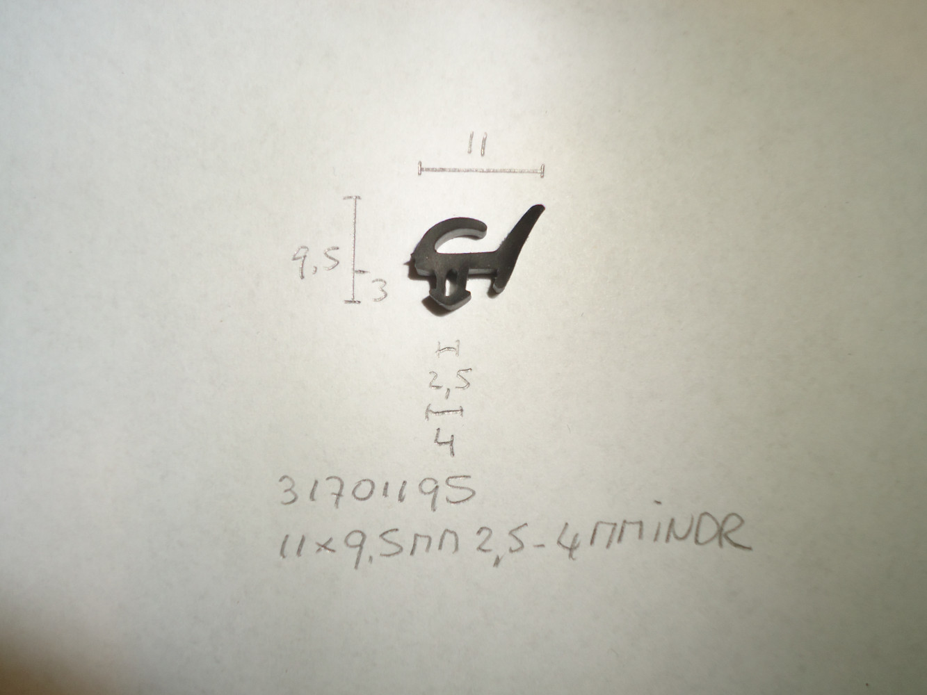 Kozijnprofiel 11x9.5mm 2.5- 4mm indr - Dsc07249 - 31701195