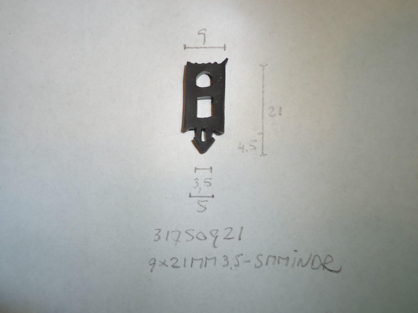 Kozijnprofiel 9x21mm 3.5- 5mm indr - Dsc07283 - 31750921