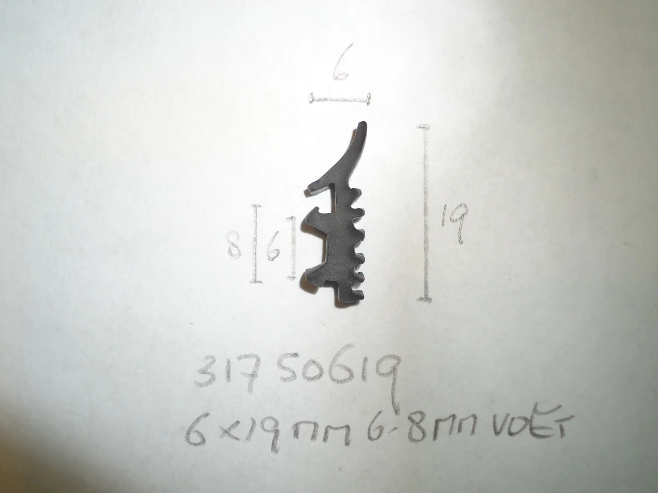 Kozijnprofiel 6x19mm 6- 8mm voet - Dsc07295 - 31750619