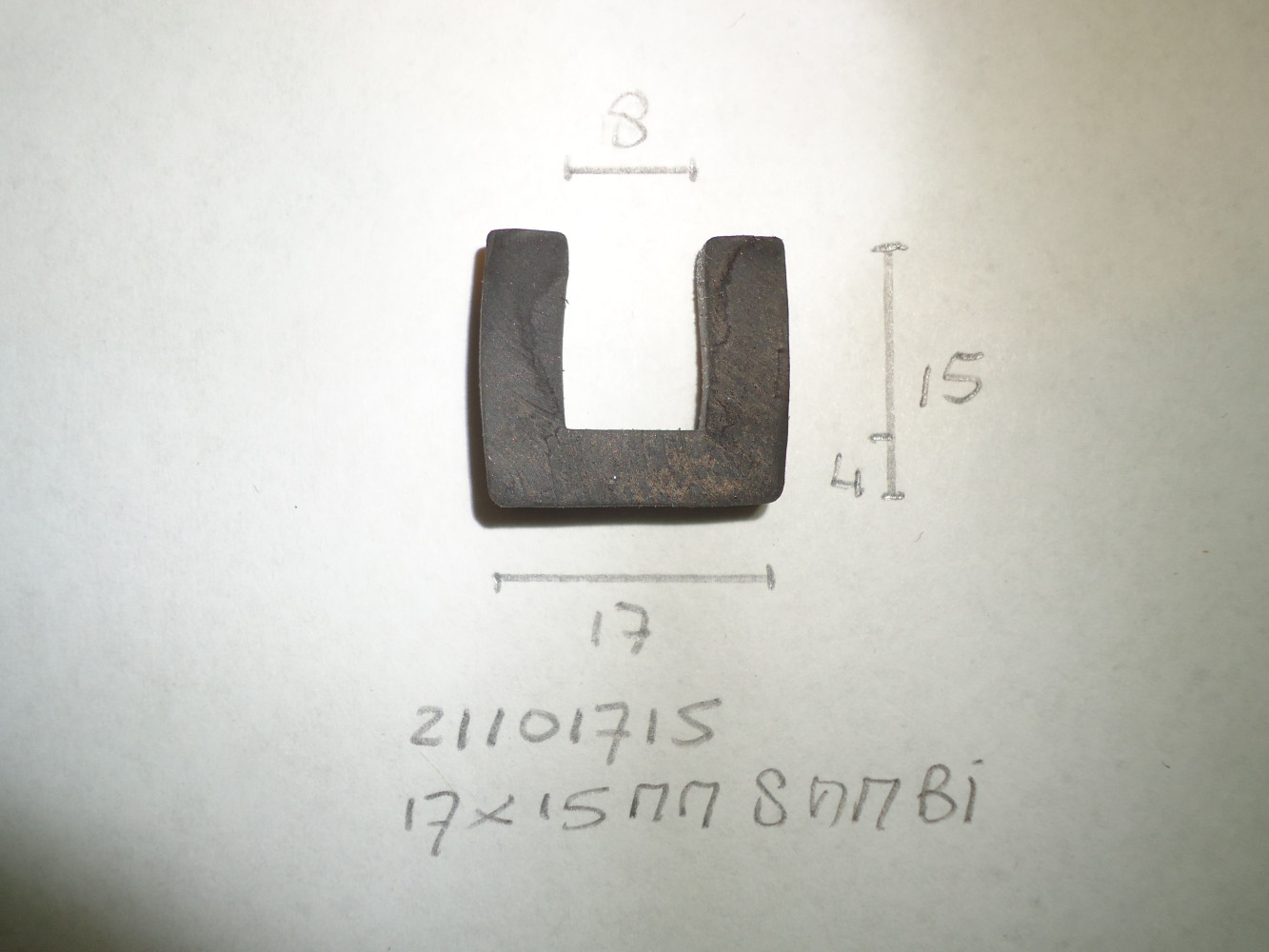 U- profiel 17x15mm 8mm bi - Dsc07388 - 21101715