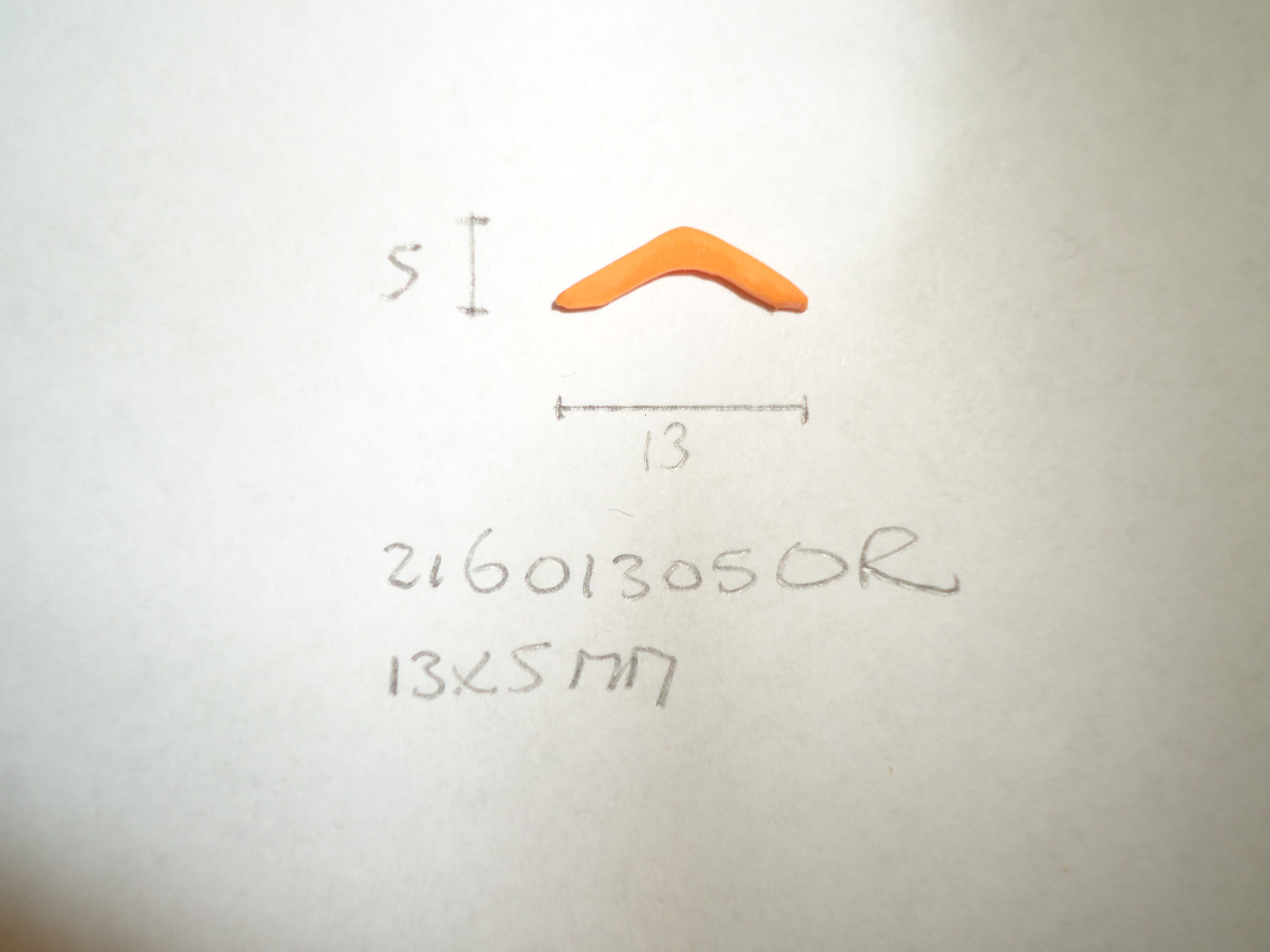 Inlegbies 13x5mm oranje - Dsc07557 - 21601305OR