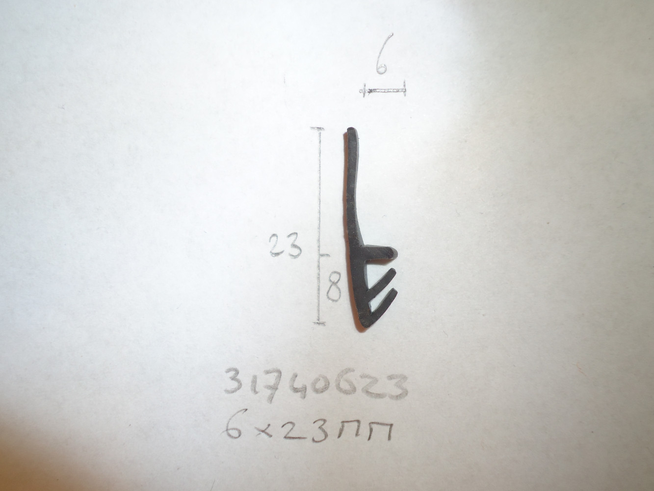 Kaderrubber 6x23mm - Dsc07593 - 31740623