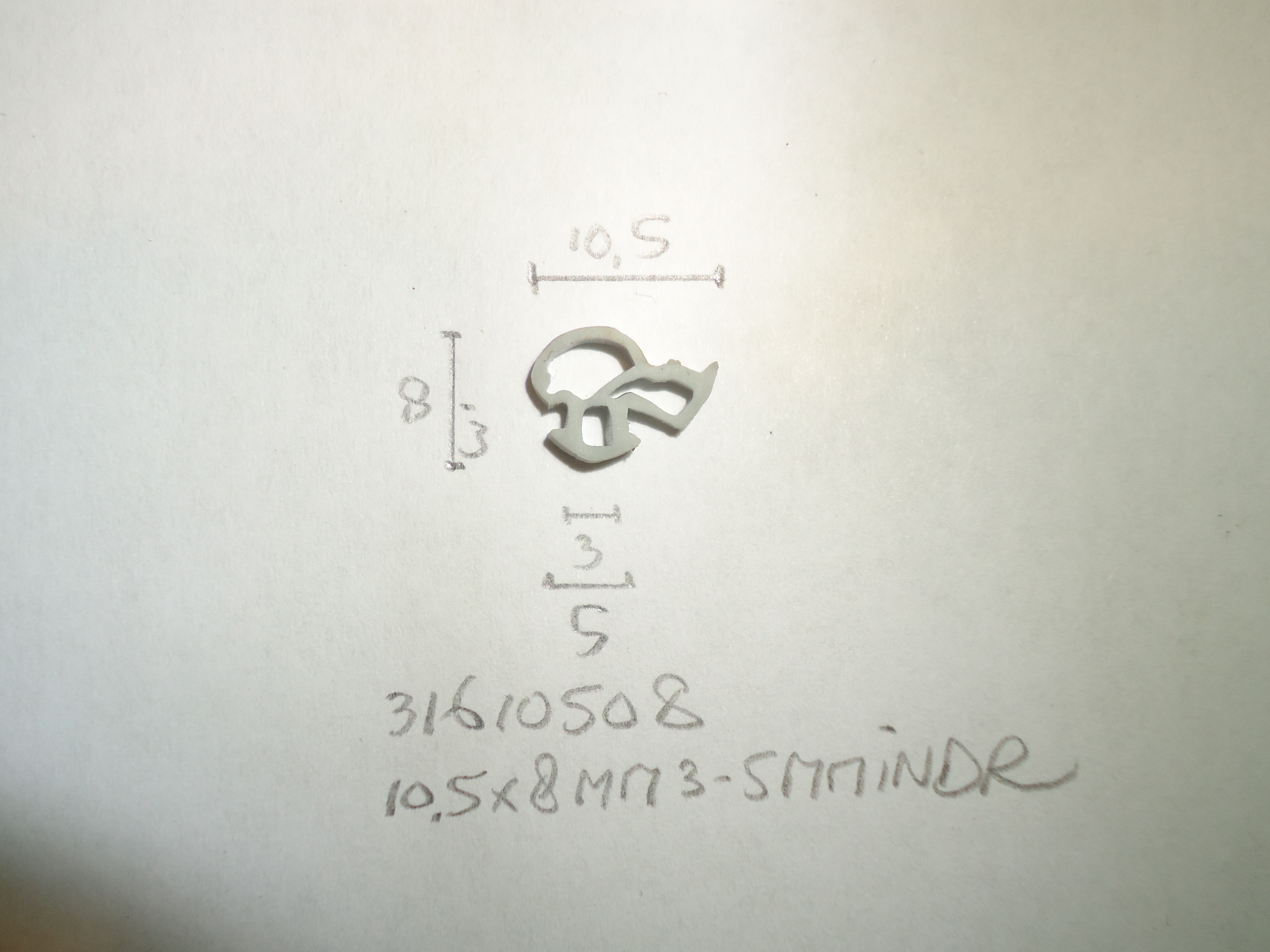 Kozijnrubber 10.5x8mm 3- 5mm indr - Dsc07615 - 31610508