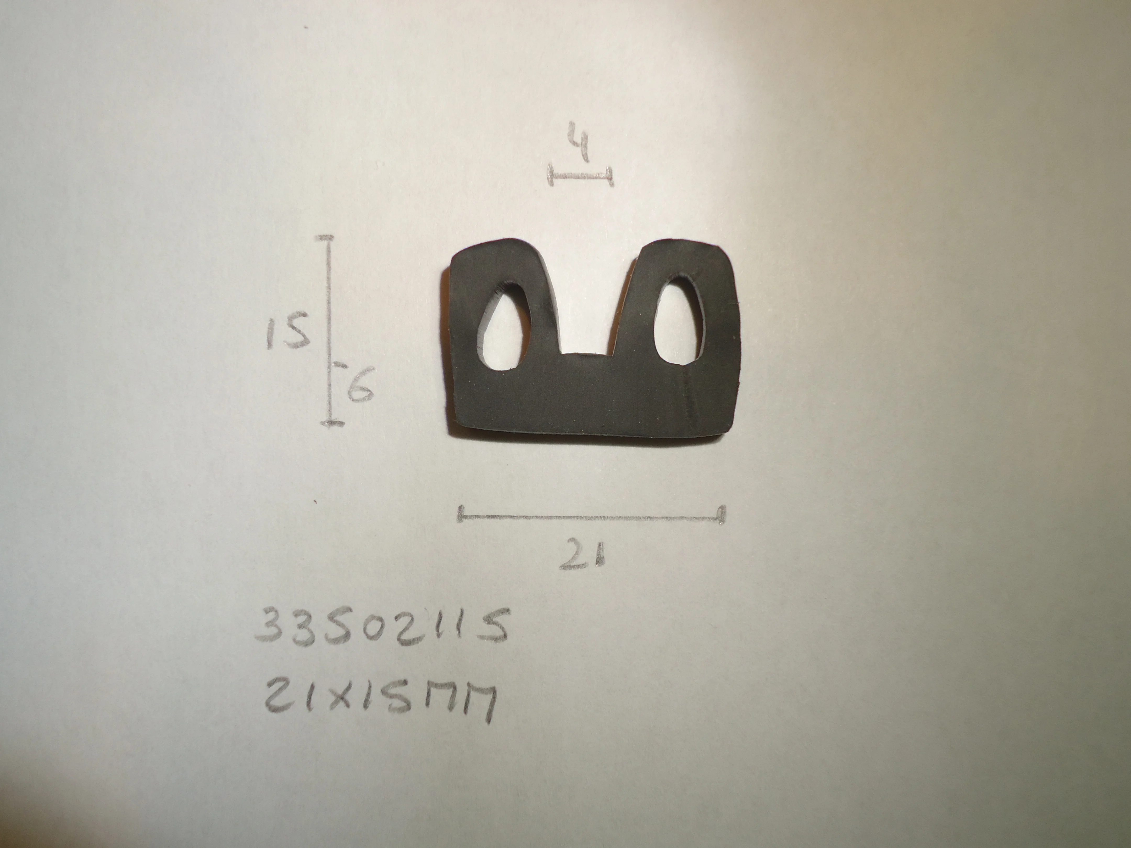 Dubbel kraalprofiel 21x15mm - Dsc07663 - 33502115