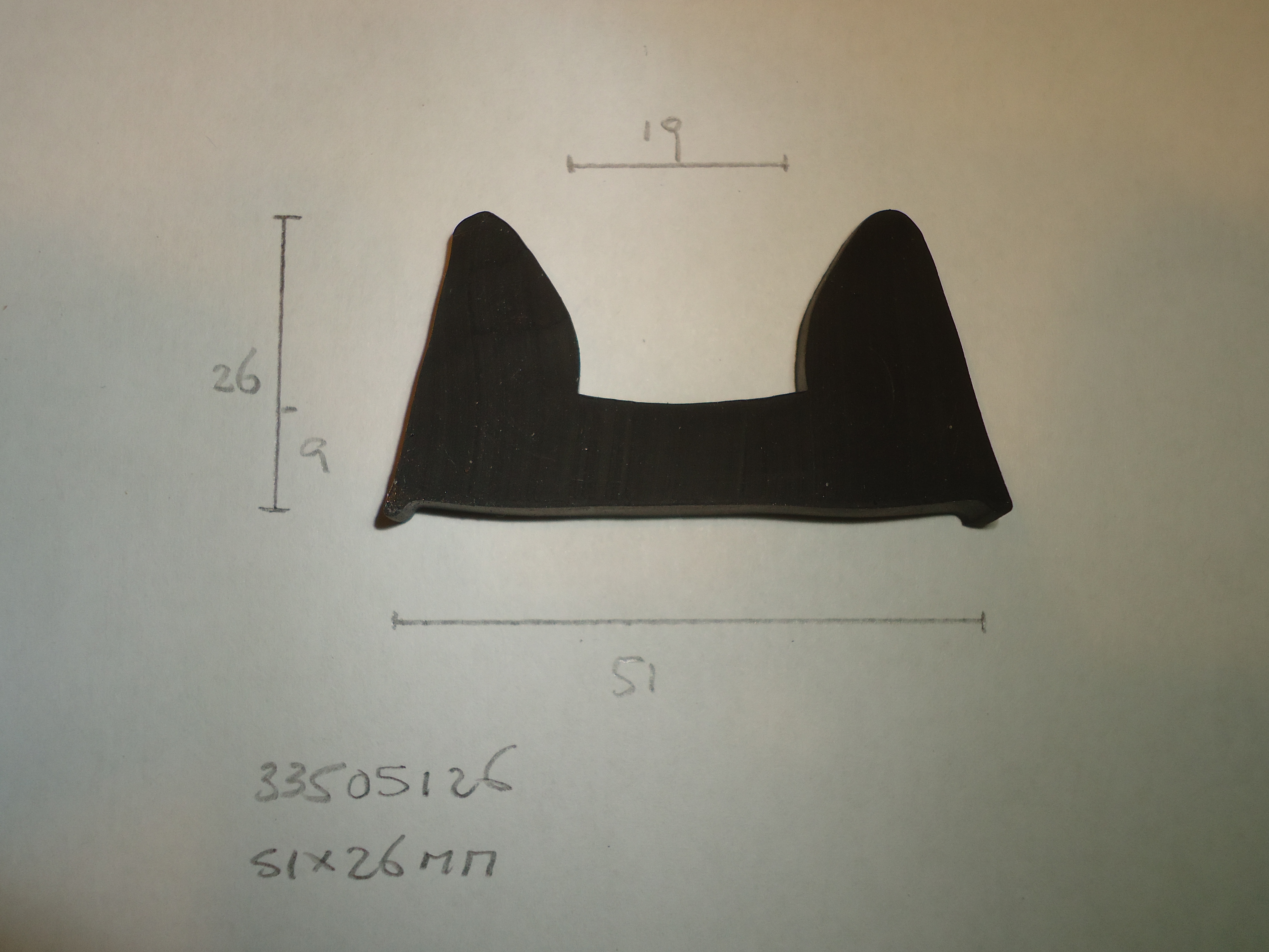 Dubbel kraalprofiel 51x26mm - Dsc07664 - 33505126