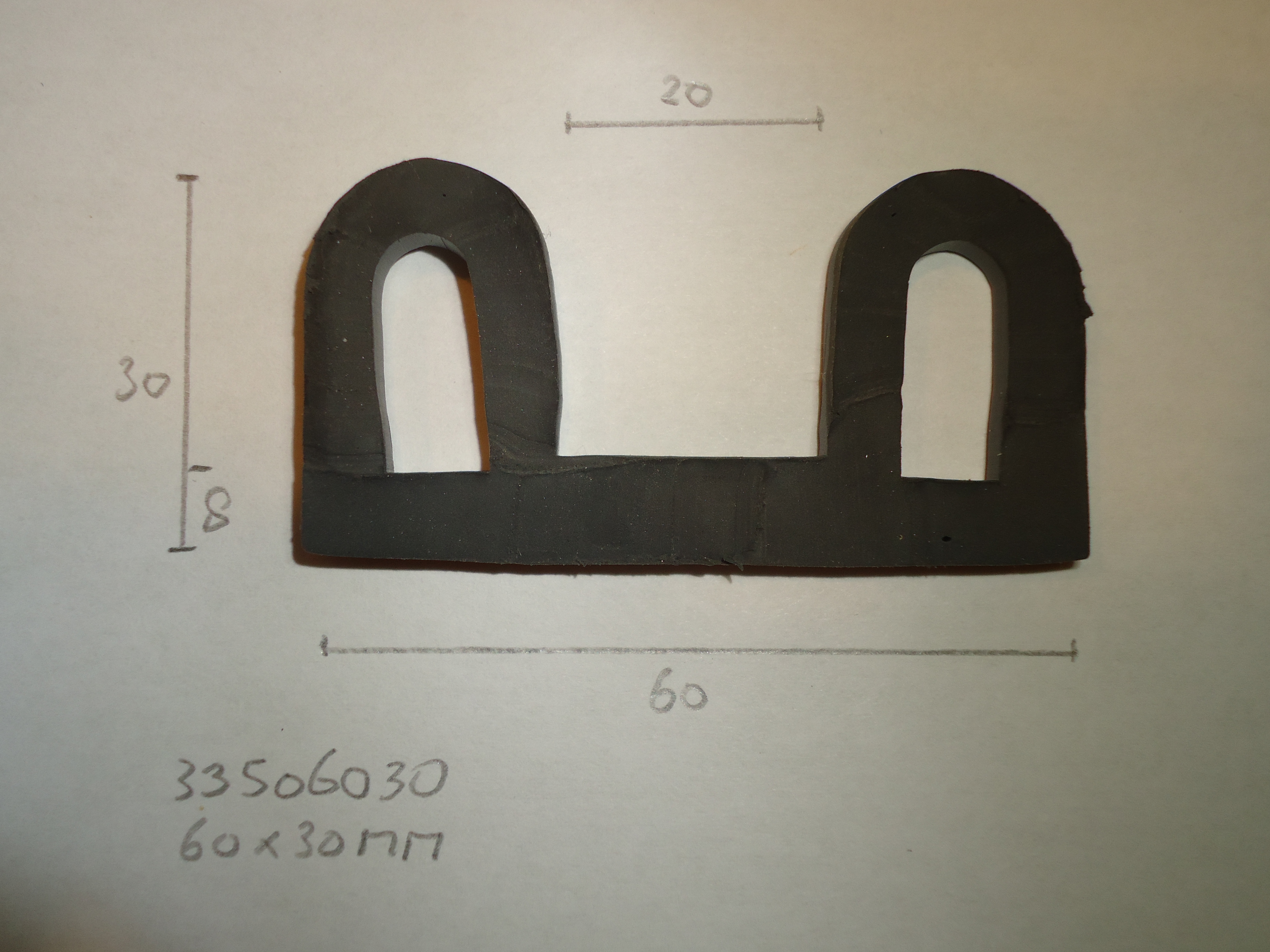 Dubbel kraalprofiel 60x30mm - Dsc07674 - 33506030