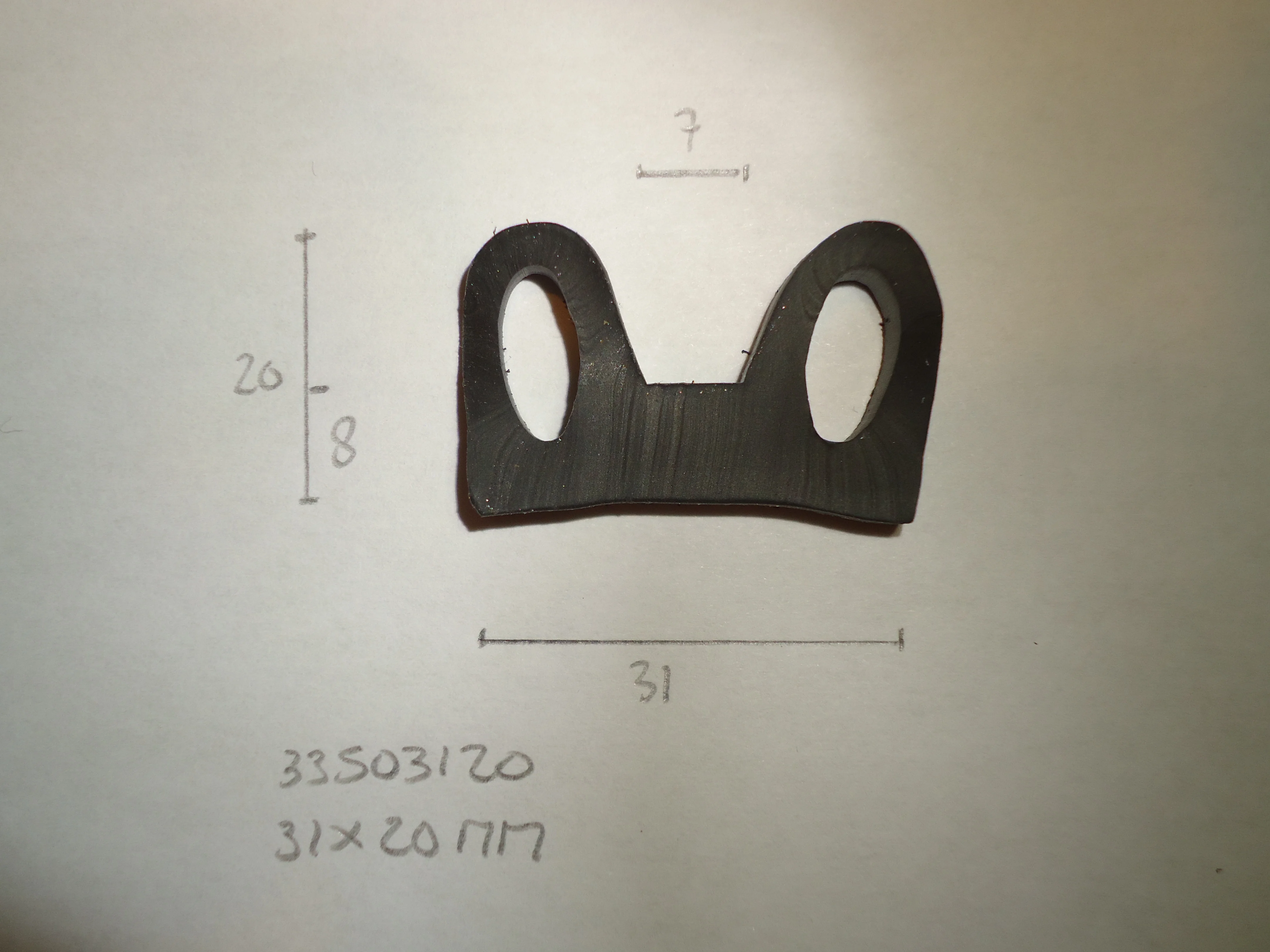 Dubbel kraalprofiel 31x20mm - Dsc07675 - 33503120