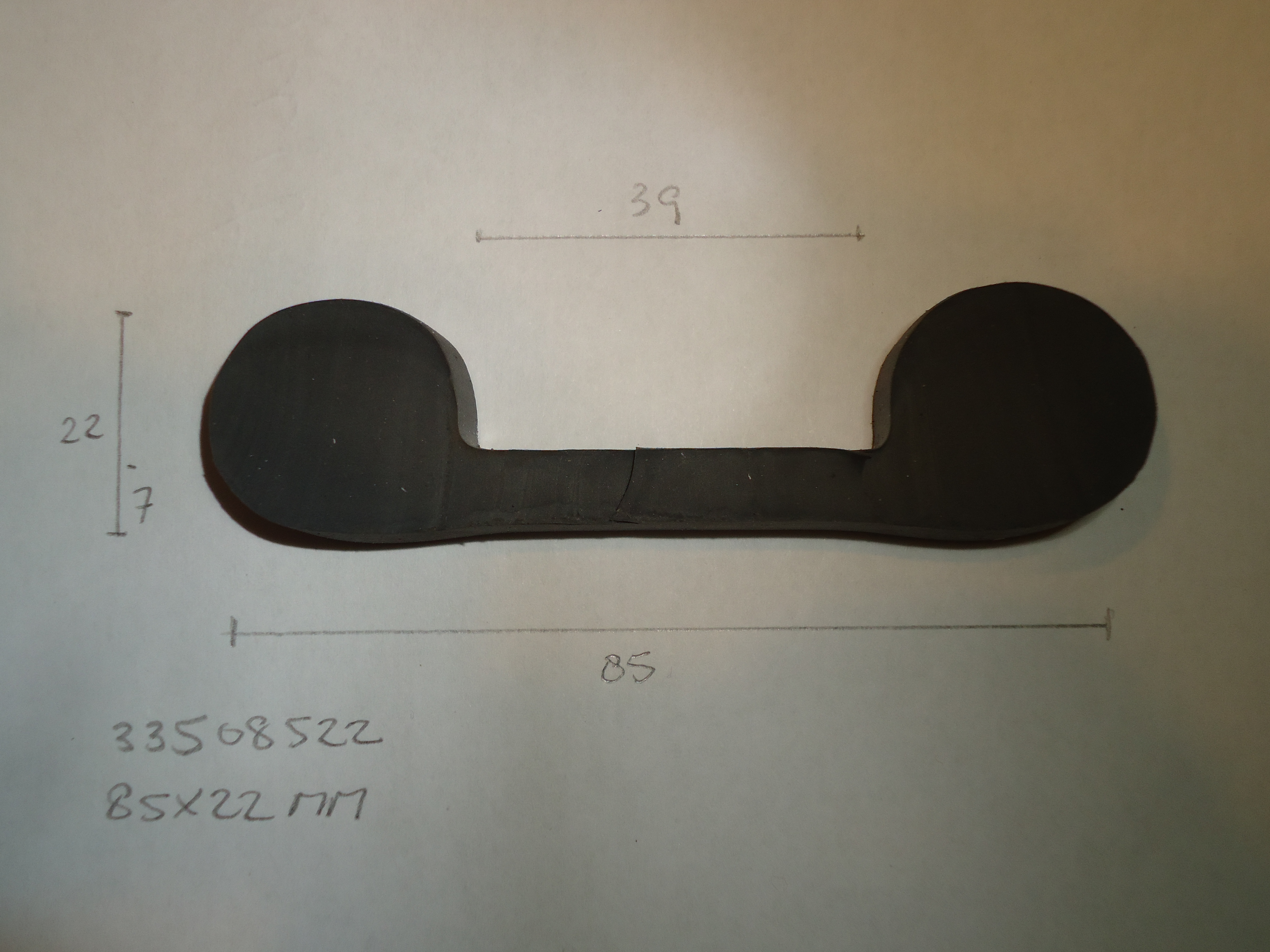 Dubbel kraalprofiel 85x22mm - Dsc07681 - 33508522