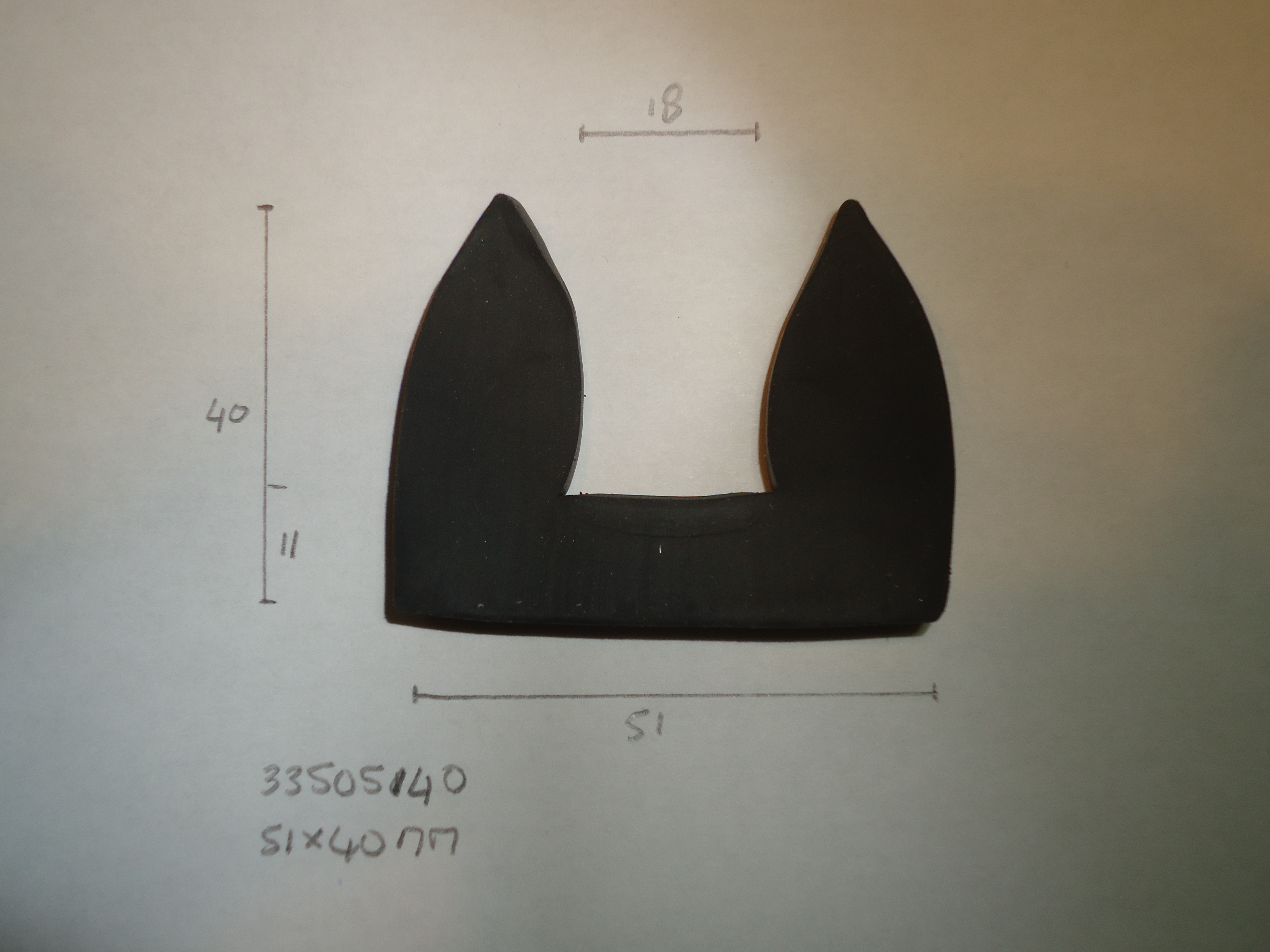Dubbel kraalprofiel 51x40mm - Dsc07689 - 33505140
