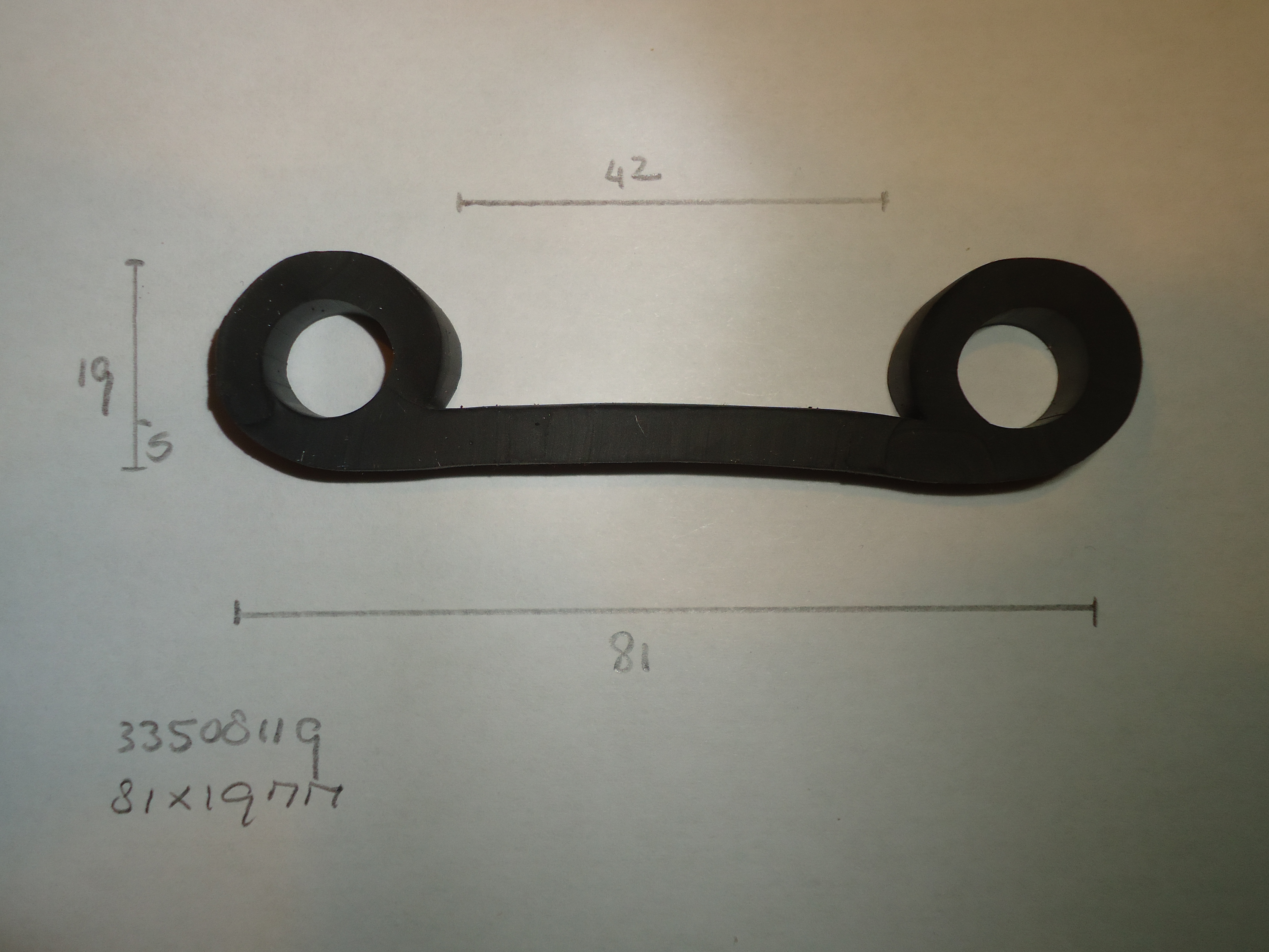 Dubbel kraalprofiel 81x19mm - Dsc07695 - 33508119