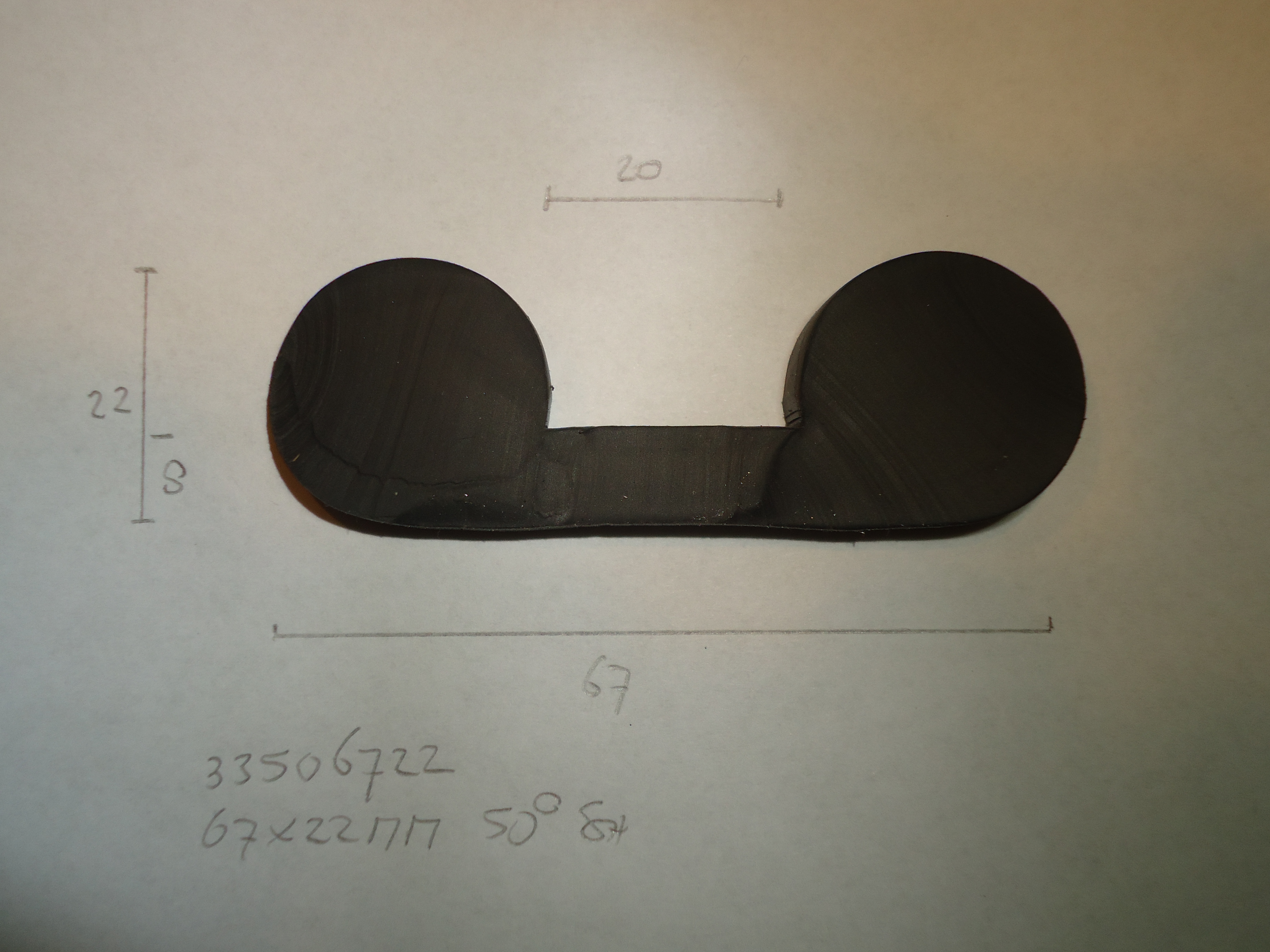 Dubbel kraalprofiel 67x22mm - Dsc07714 - 33506722