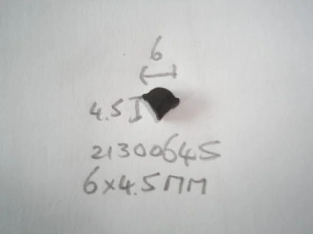 Inlegpees h-profiel 6x4,5mm zw - Dsc08109 - 21300645