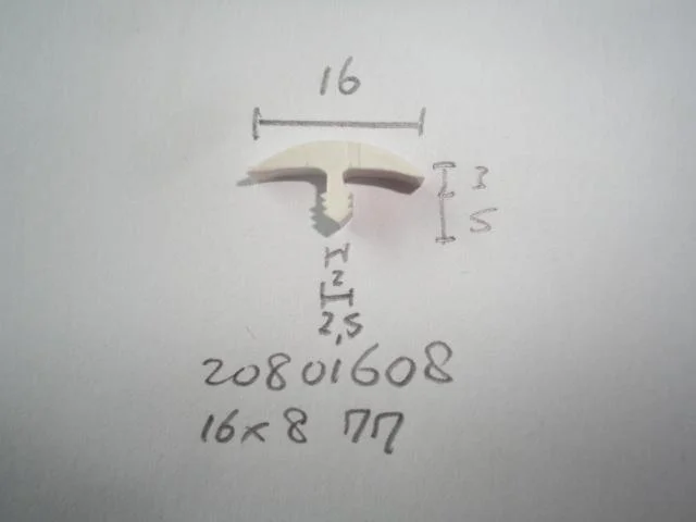 Tafelrand profiel PVC 16x8mm - Dsc08328 - 20801608