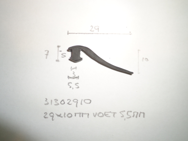 Serrerubber 29x10mm voet 5.5mm - Dsc08334 1 - 31302910