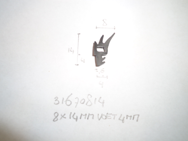 Kozijnrubber 8x14mm voet 4mm - Dsc08405 1 - 31670814