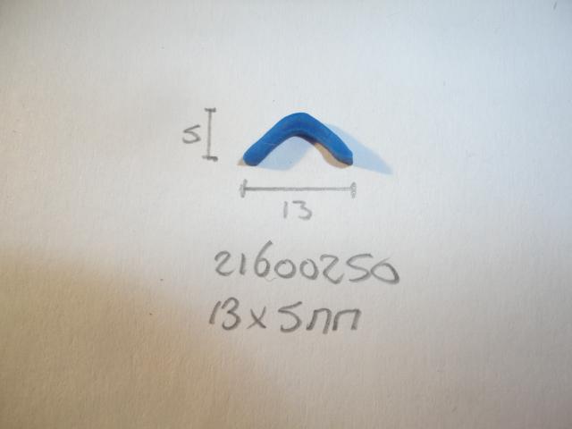 Inlegbies 13x5mm blauw - Dsc08468 - 21600250