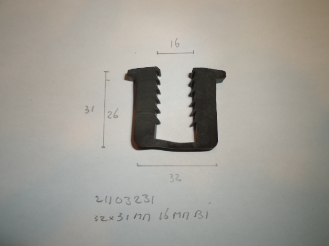 Dubbelglas rubber 32x31mm 16mm bi - Dsc08653 - 21103231