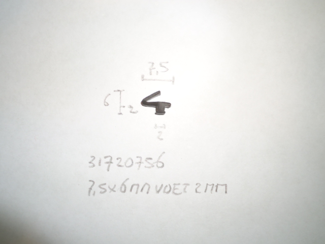 Kozijnrubber 7.5x6mm voet 2mm - Dsc08951 1 - 31720756