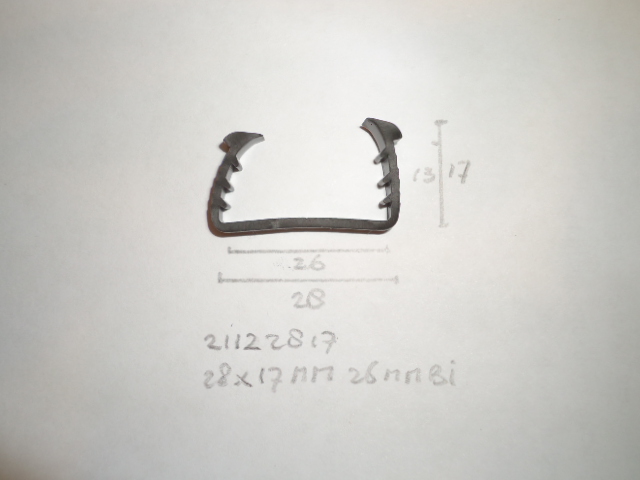 Dubbelglas rubber 28x17mm 26mm bi - Dsc09060 - 21102817