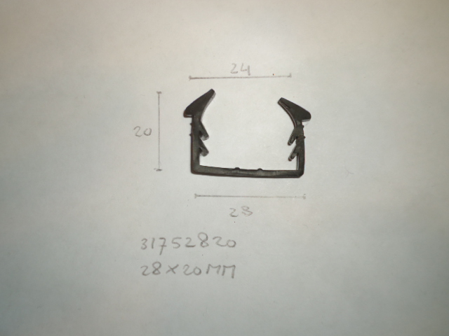 Dubbelglas rubber 28x20mm 24mm bi - Dsc09367 - 31752820