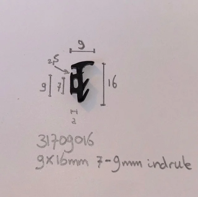 Kozijnrubber 9x16mm 7- 9mm indr - Img 9009 - 31709016